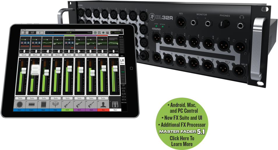 Dl32r - Dl32 Mackie (1000x1000), Png Download