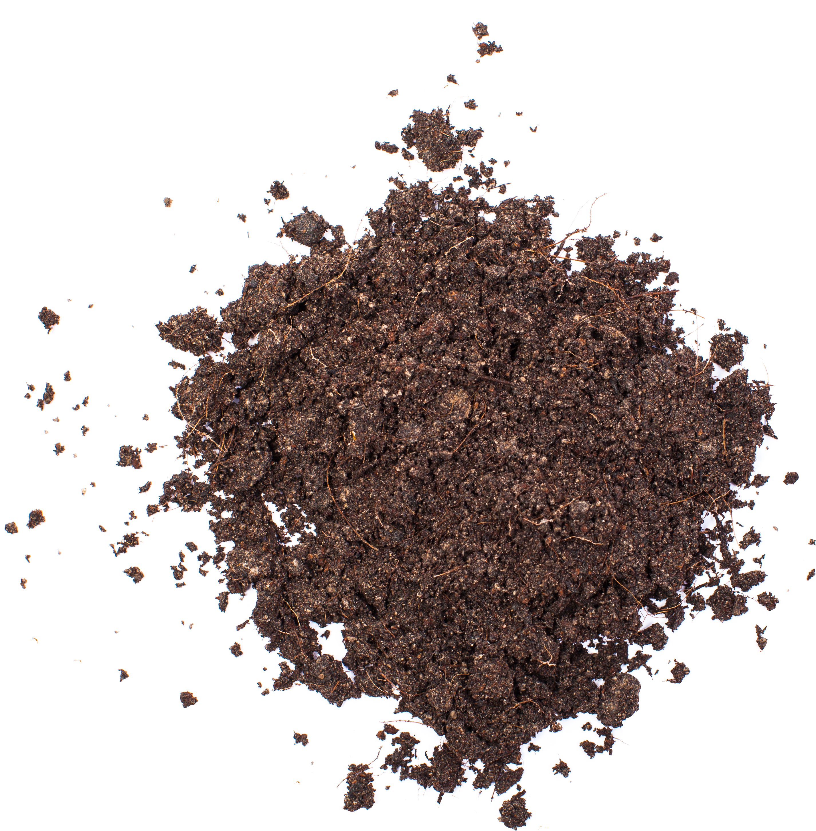 Alluvial Deposits - Soil White Background (2851x2904), Png Download