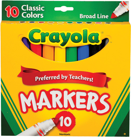 Markers-png - Crayola (750x750), Png Download