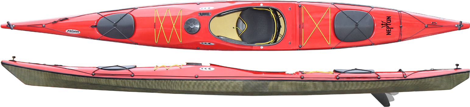 2019 Neptun Kevlar Rot - Sea Kayak (1600x440), Png Download