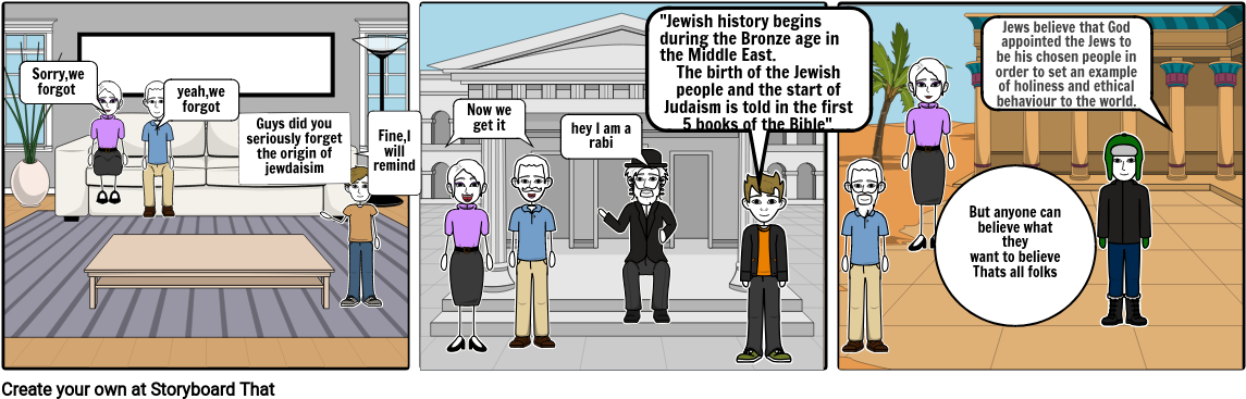 Jews - Cartoon (1165x386), Png Download