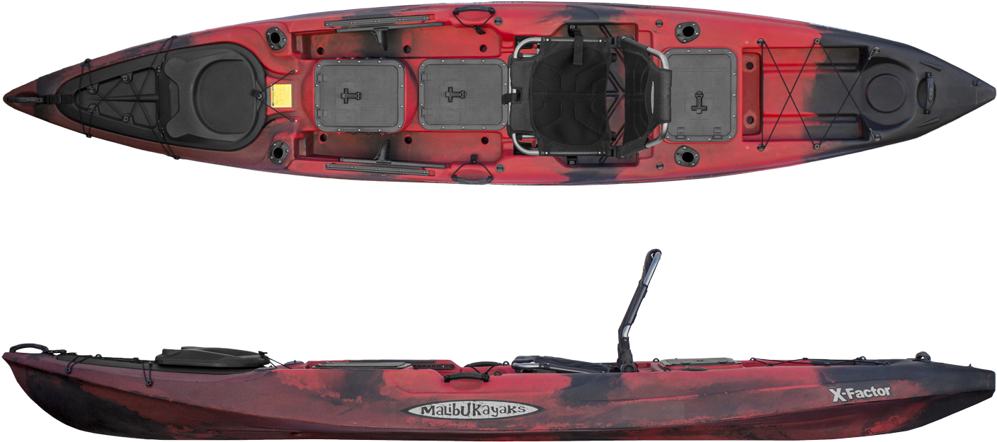 X Factor Sit On Top Fishing Camping Kayak - Sea Kayak (1500x1000), Png Download