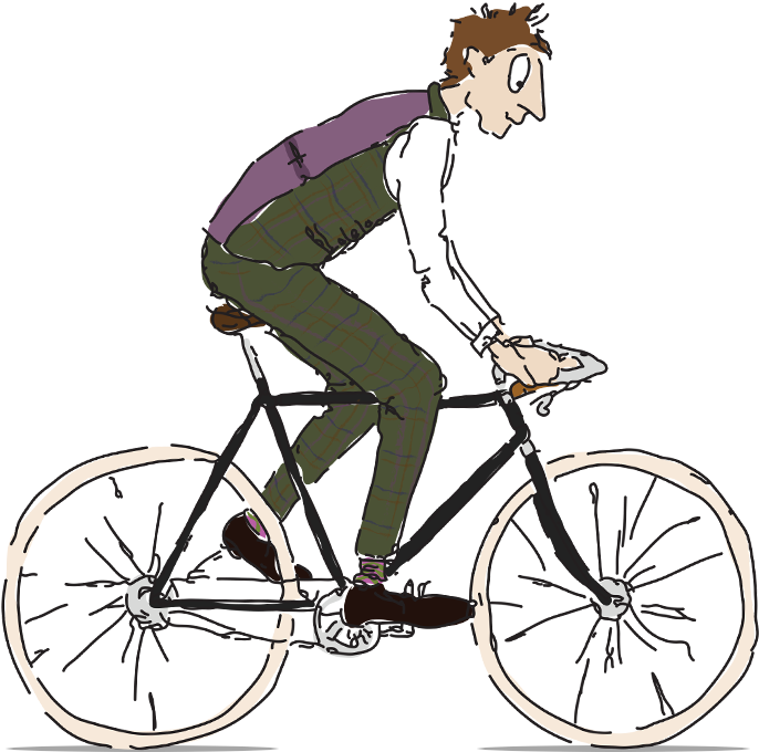 'diamond' Frame - Hybrid Bicycle (840x840), Png Download