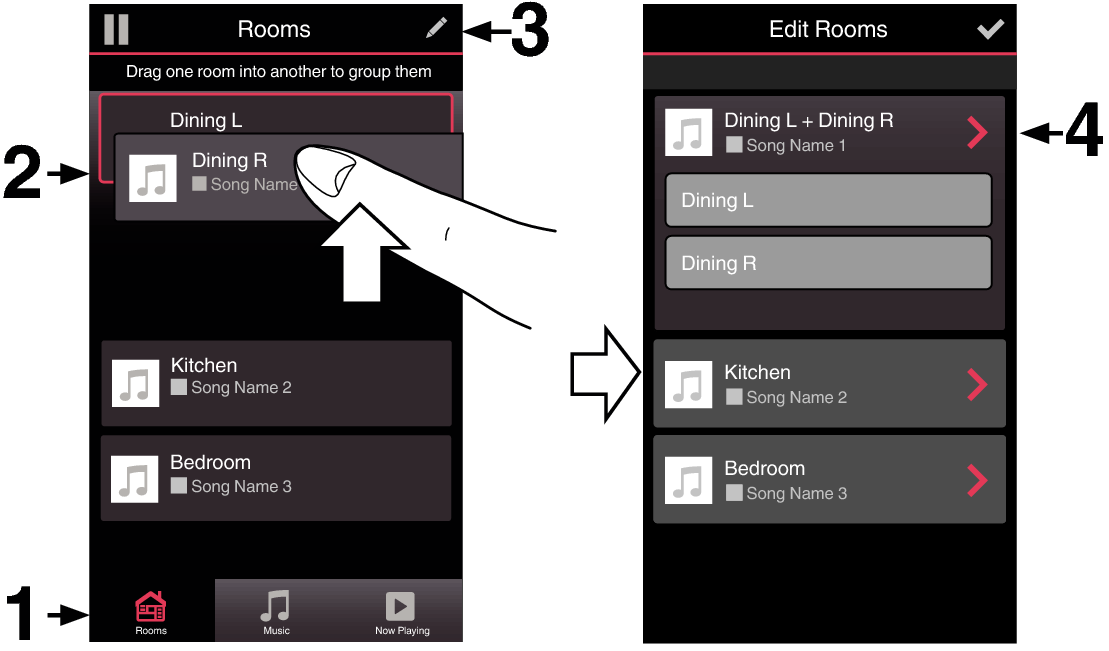 Stereo Pair - Heos Avr Tv Sound (1108x694), Png Download