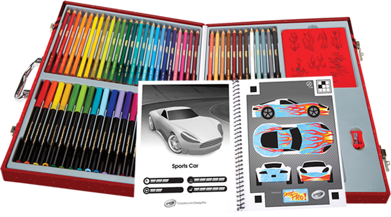 Image Descritpion - Crayola Car Creator Pages (761x423), Png Download