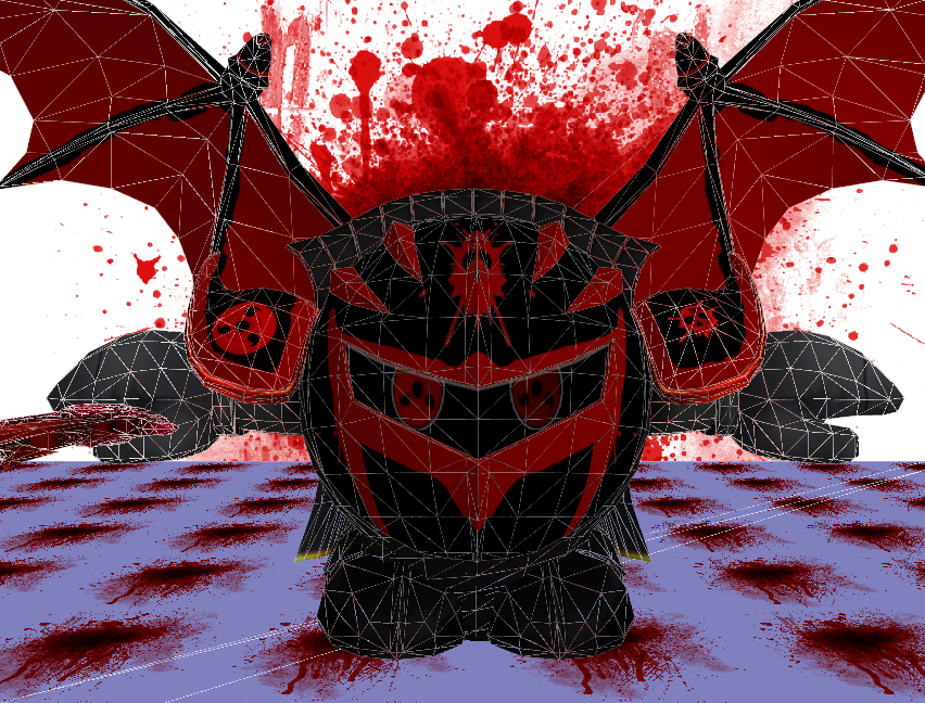 D Anguish Knight Has Sharingan Eyes, So Don't Look - Blood Splatter (852x648), Png Download