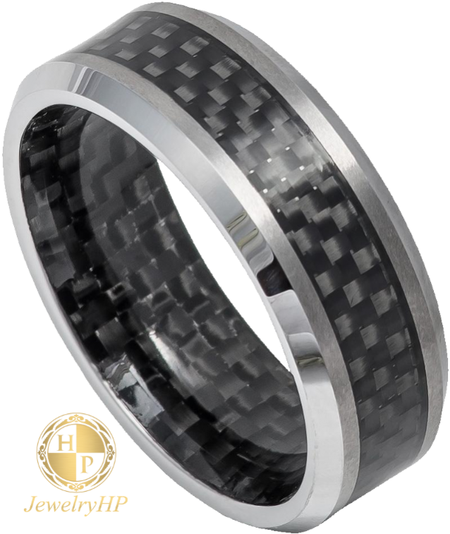 Sold Out Male Black Ring - Titanium Ring (800x800), Png Download