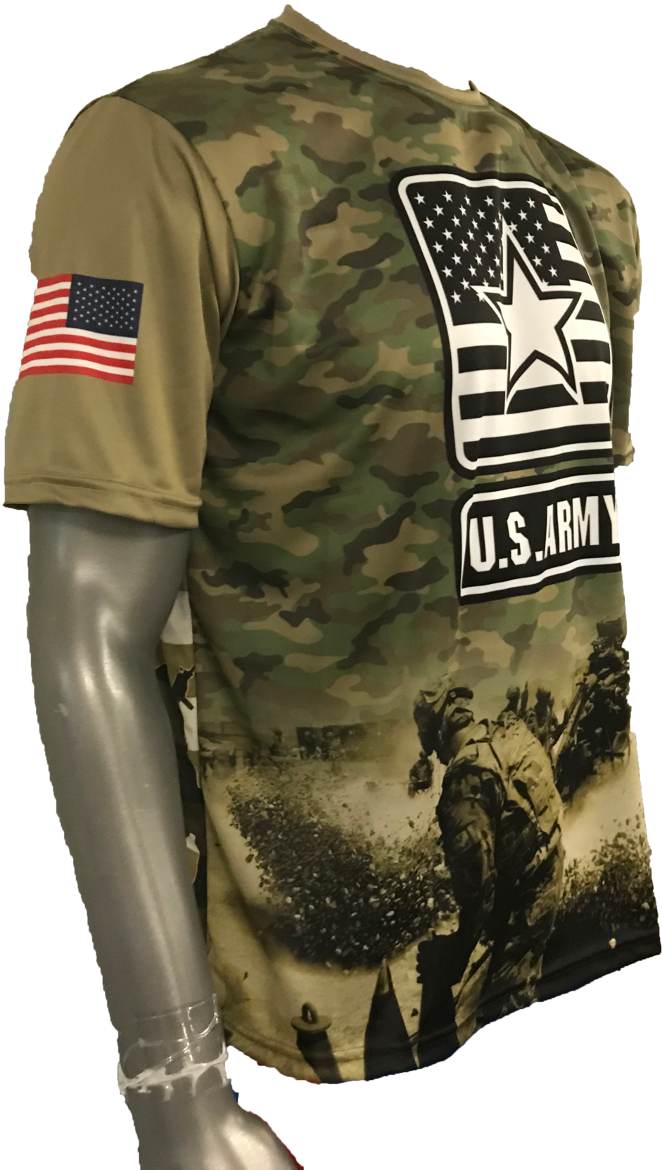 Evo Army Star Shirt - Long-sleeved T-shirt (1400x1867), Png Download