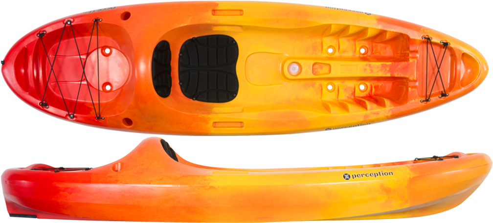 Our Rental Kayaks - Perception Access 9.5 (1144x460), Png Download