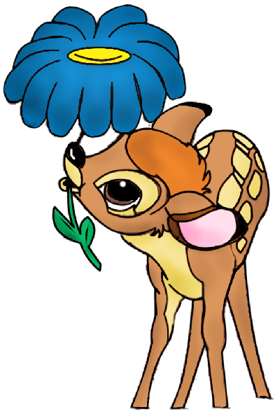 Bambi Disney - Children Frame (600x600), Png Download