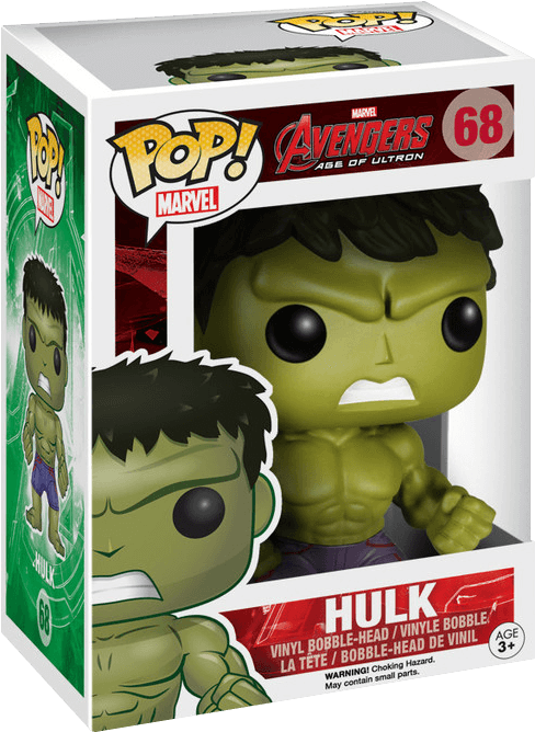 Avengers 2 Hulk Pop Figure - Funko Pop Avengers Age Of Ultron Hulk (667x667), Png Download