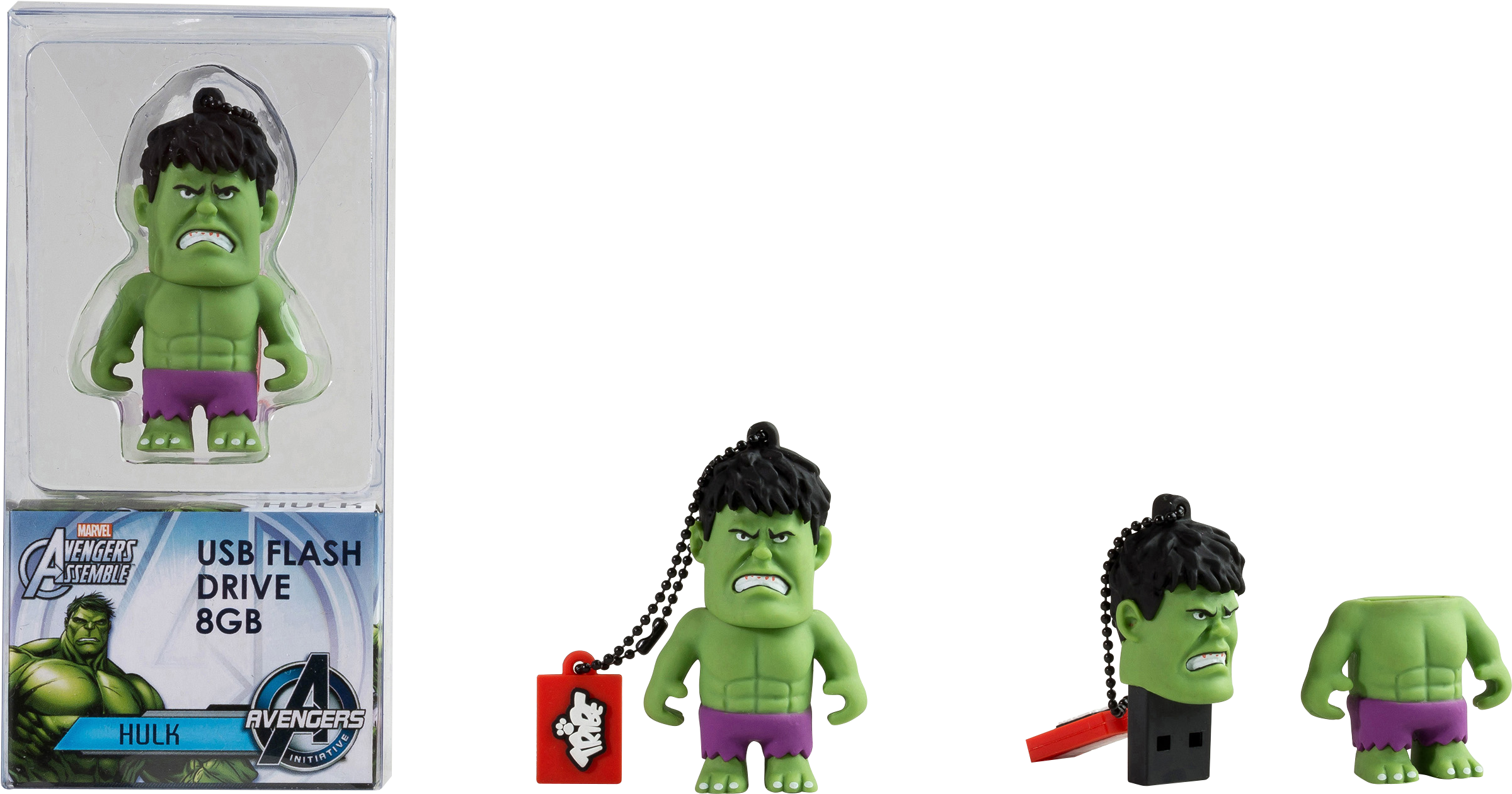 Marvel Hulk 8gb - Marvel Pendrive (3000x2002), Png Download