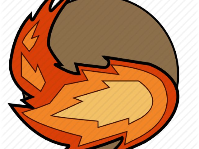 Fireball Clipart Long Fire - Transparent Fireball Icon (640x480), Png Download