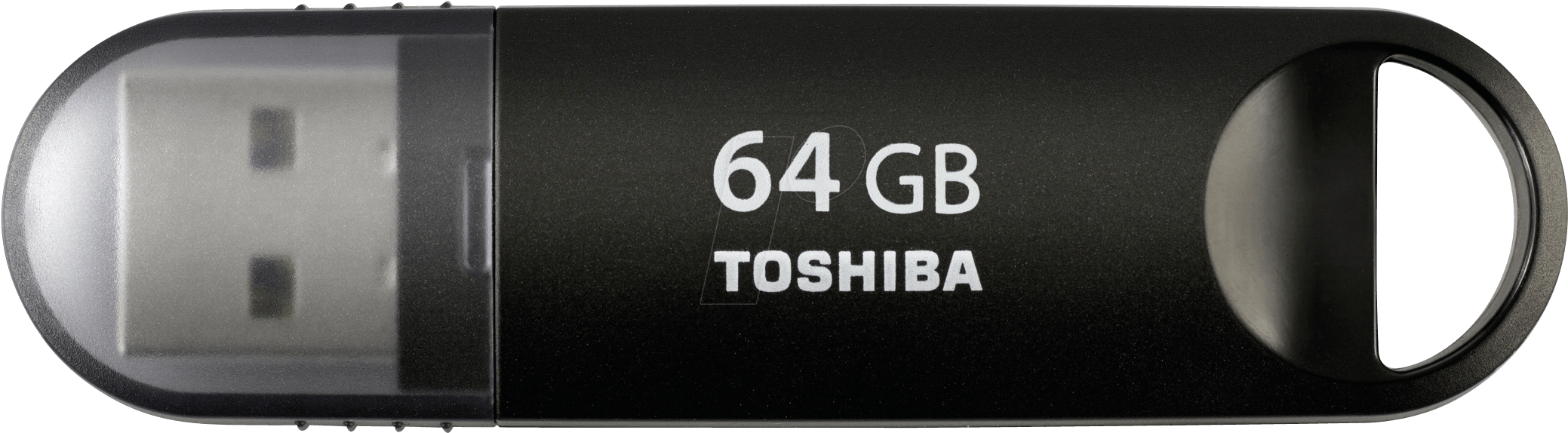 0 Stick 64gb Toshiba U361 Black Toshiba Thn U361k0640m4 (2106x587), Png Download
