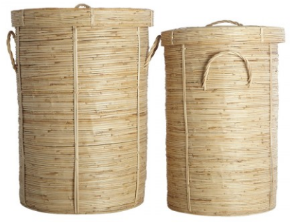 House Doctor Laundry Baskets, Chaka, Set Of 2 Sizes - Laundry Baskets (610x610), Png Download