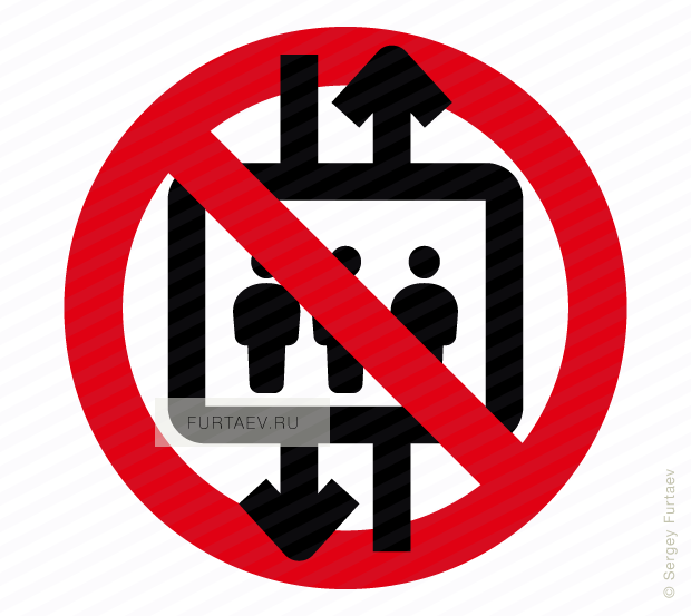 Vector Icon Of Prohibitory Sign With People Group In - Do Not Use Elevator Icon (620x553), Png Download