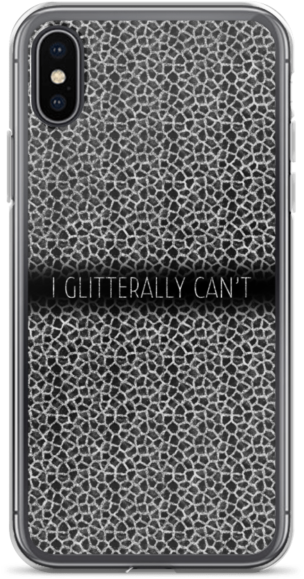 I Glitterally Can't Iphone Case (1000x1000), Png Download