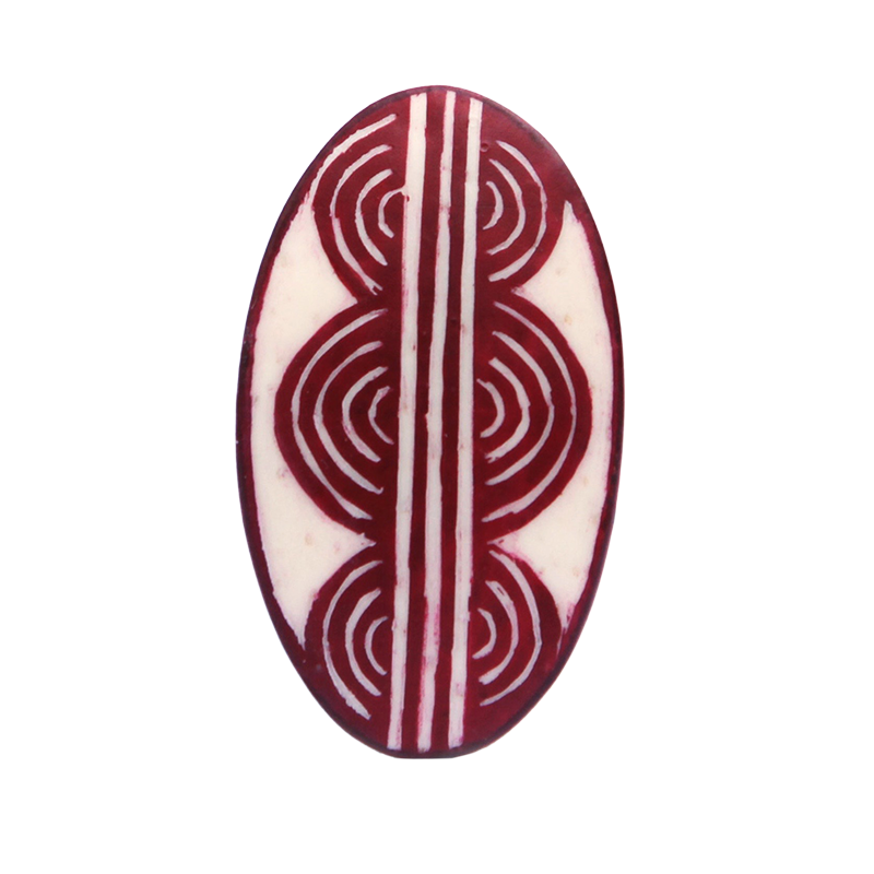 Oval Wave Red Ring - Circle (800x800), Png Download