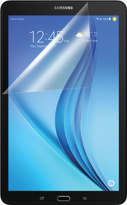 Verizon Anti-scratch Display Protector For Samsung - Samsung Tab T377a (598x680), Png Download