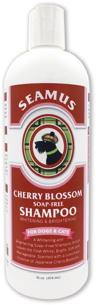 Seamus Cherry Blossom Soap-free Shampoo - Dog (633x1023), Png Download