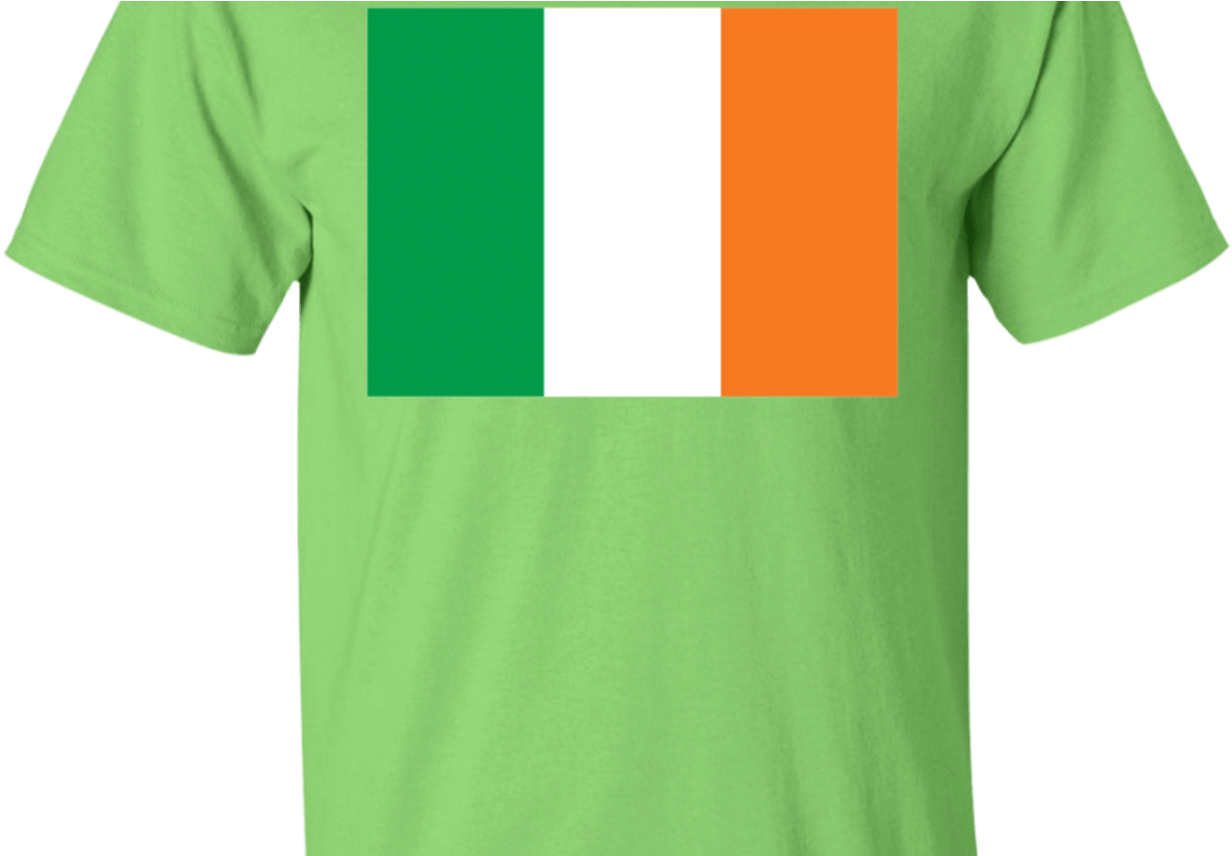 Irish Ireland Flag T Shirt St Patricks Day Gift T Shirt - T-shirt (1368x855), Png Download