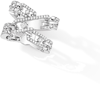 Move High Jewelry Addiction Ring - Illustration (477x772), Png Download