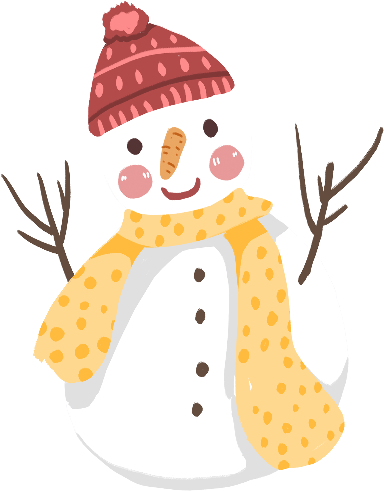 Hand Drawn Winter Illustration Fresh Png And Psd - Illustration (2000x2000), Png Download