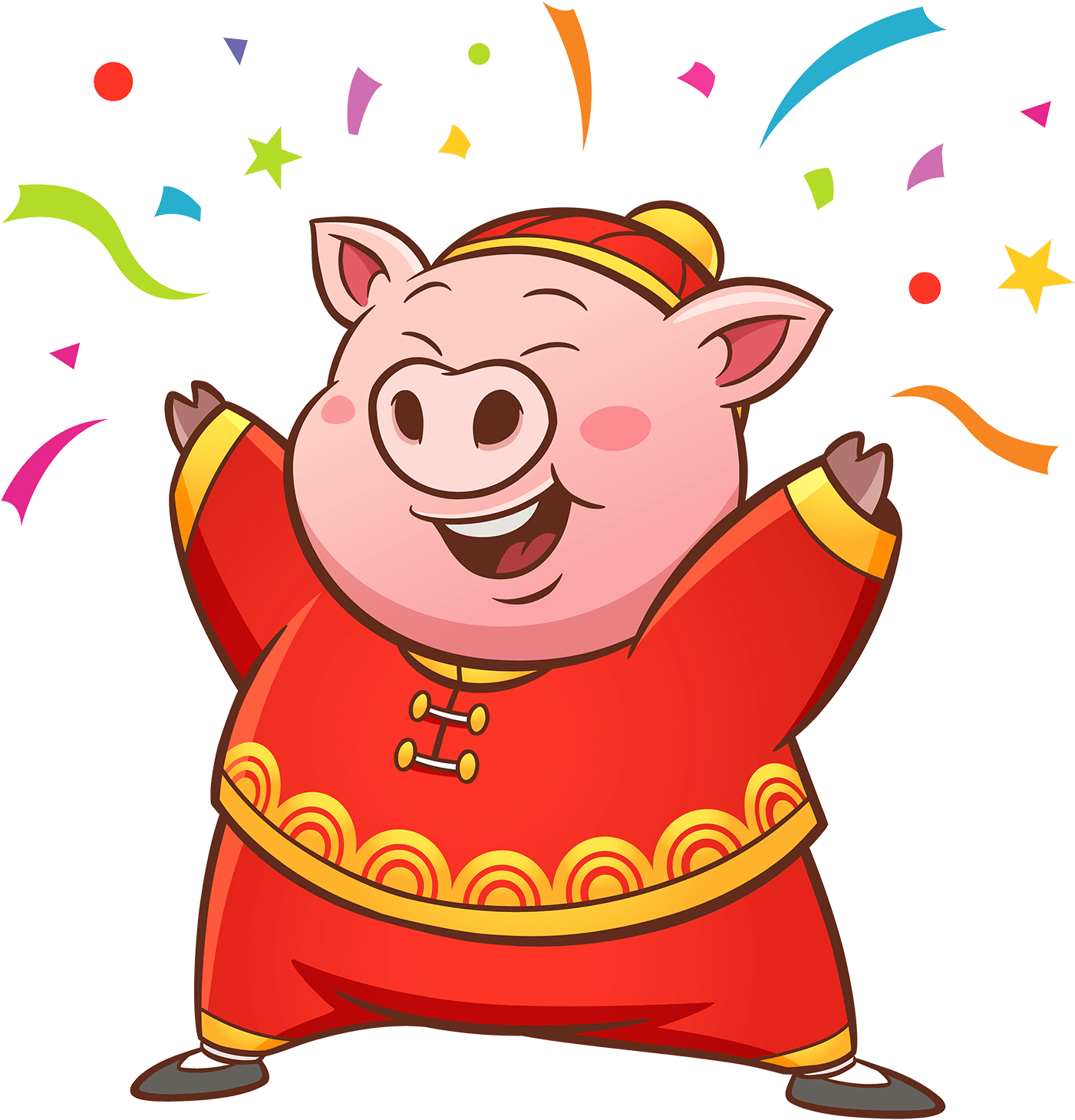 Cartoon Pig (1500x1500), Png Download