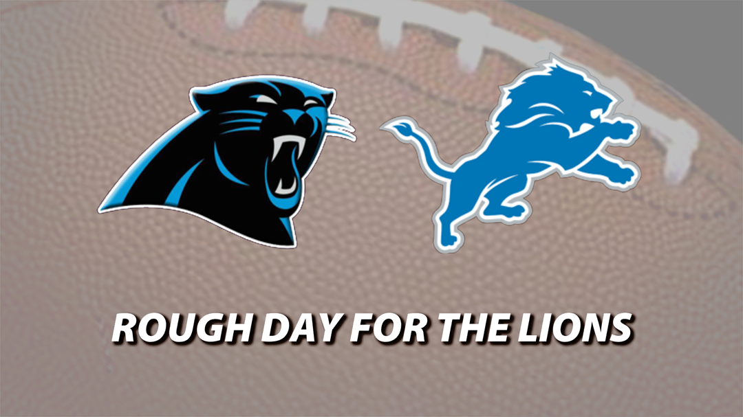 Newton, Pass Rush Lead Panthers Past Lions - Detroit Lions New (1080x607), Png Download