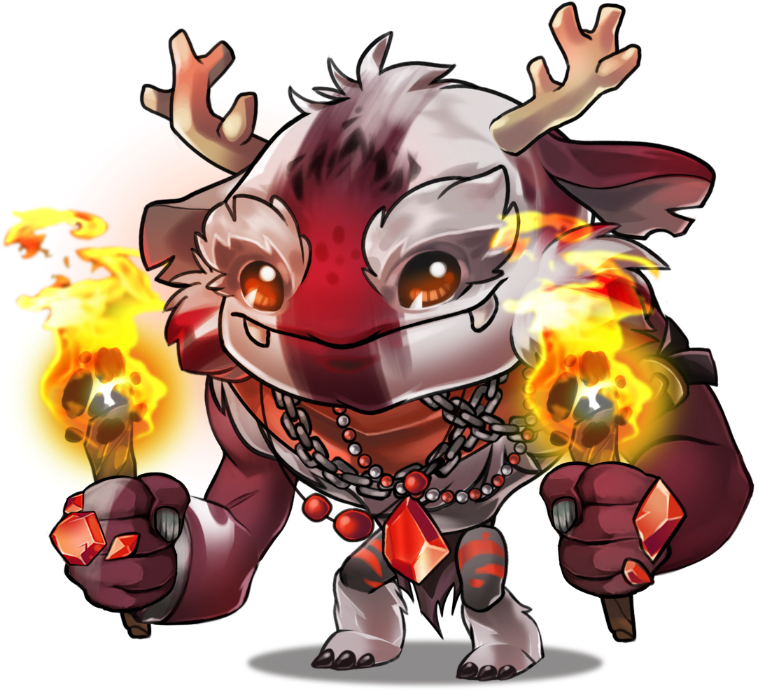 Snowmonster Fire B 1 - Illustration (1500x1900), Png Download