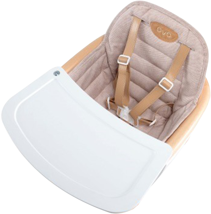 Micuna Ovo Max High Chair White Front Tray Ohc43780 - Micuna Ovo Front Tray (768x763), Png Download