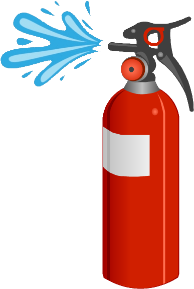 Use Pass With Your Fire Extinguisher - Illustration (640x674), Png Download