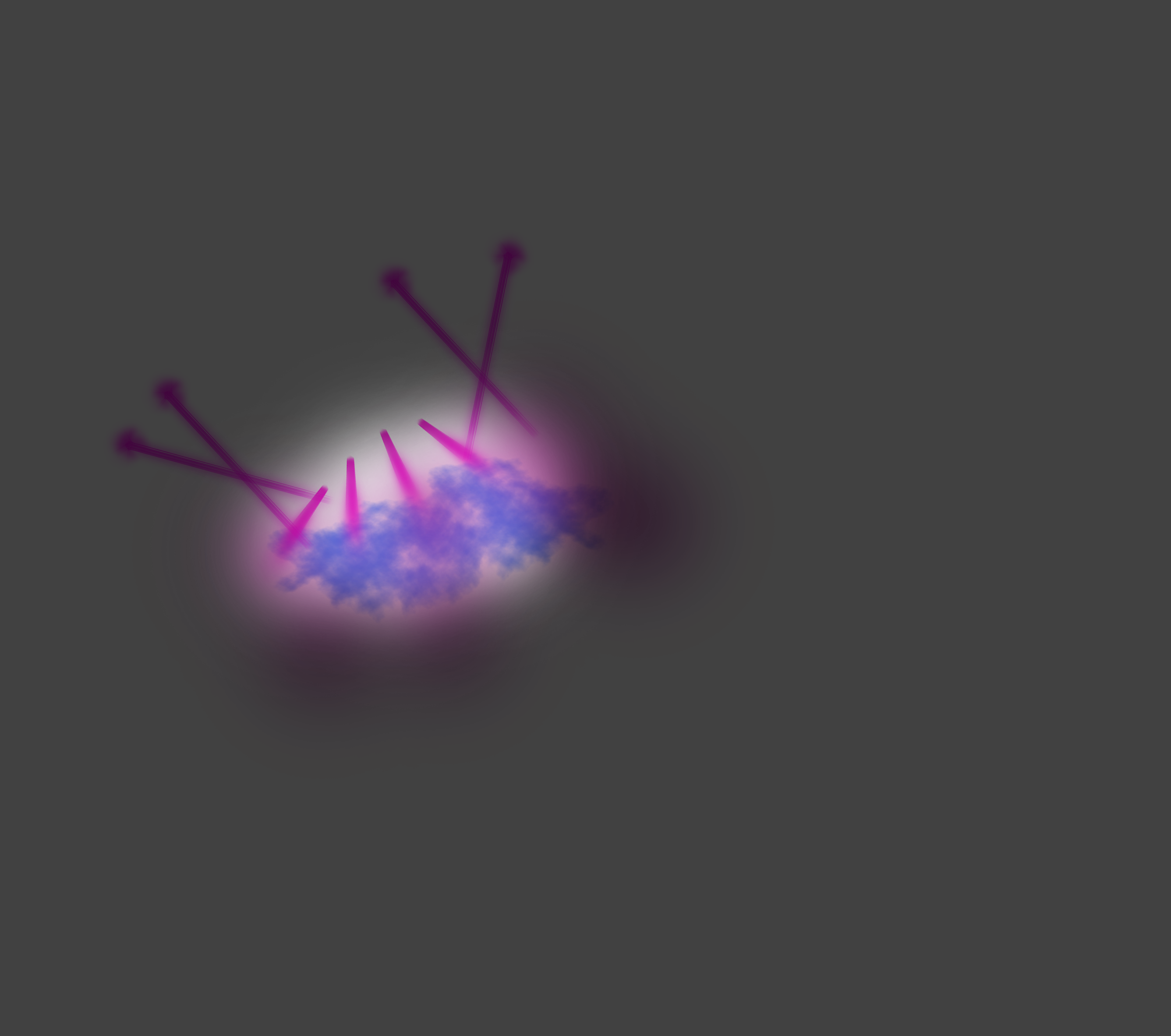 5 Bad Bunny Luces 4 - Darkness (2673x2365), Png Download