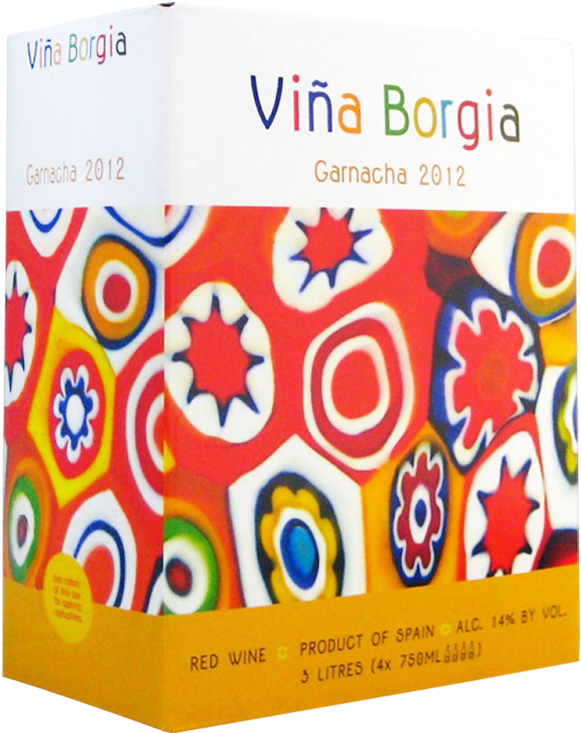 Vina Borgia - Vina Borgia Garnacha (732x893), Png Download