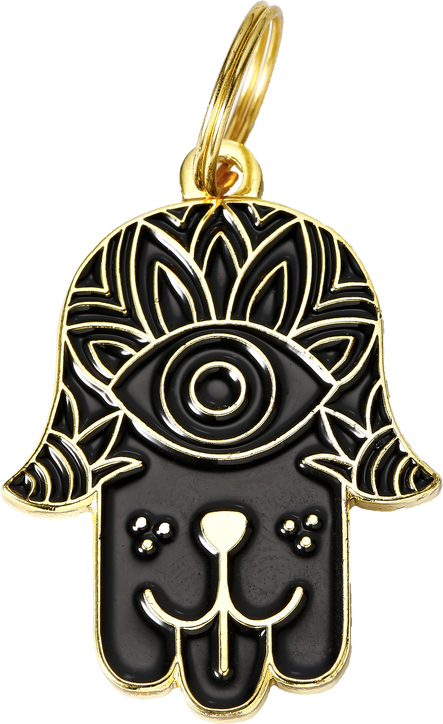 Dog Hamsa</br>enamel Charm</br>not Engraved</ - Locket (4473x2982), Png Download