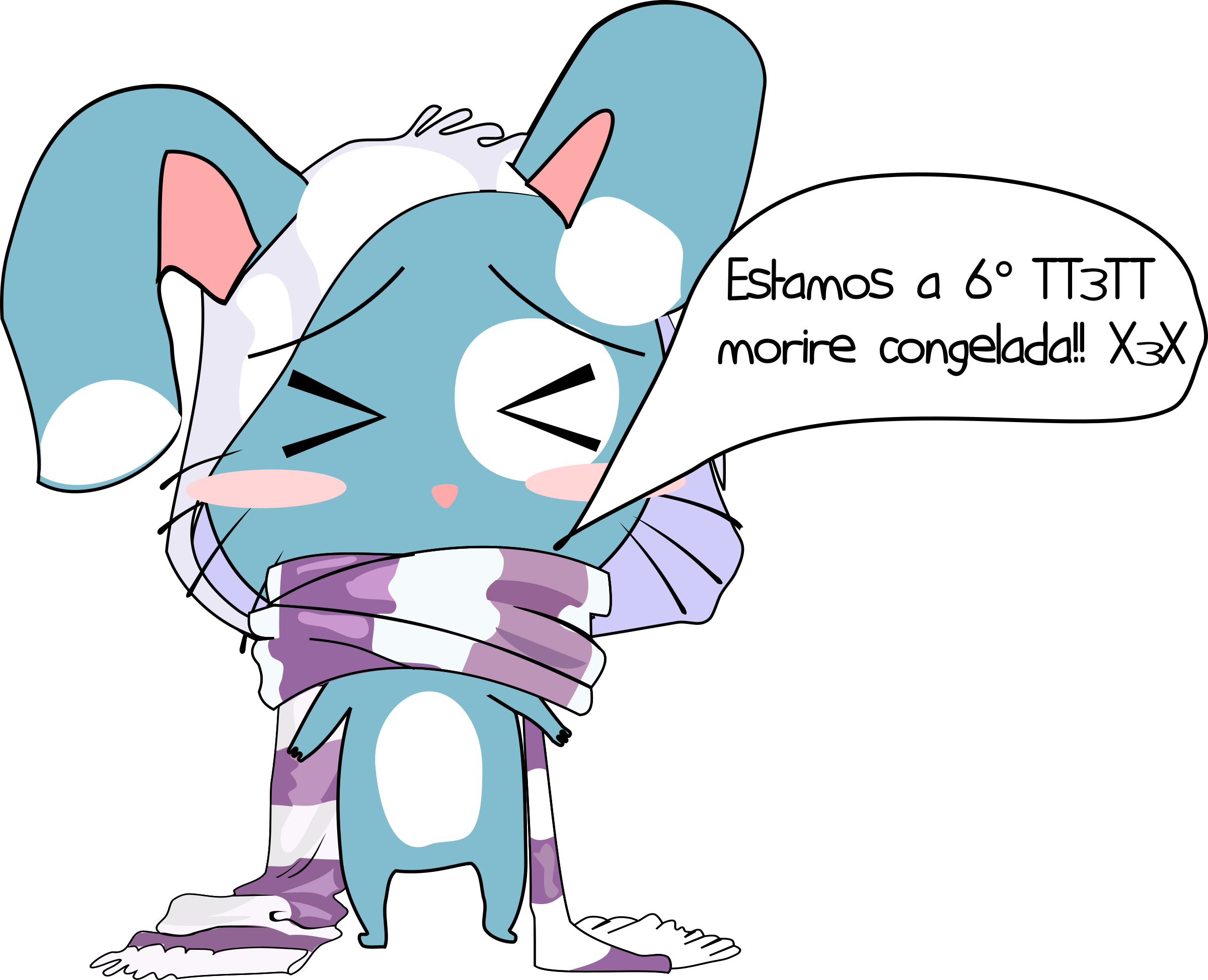 This Free Icons Png Design Of Rabbit Say (2400x1948), Png Download