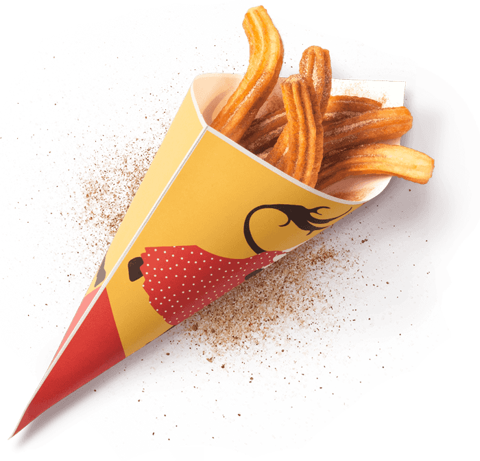 Churros Cone - Churros Package (700x671), Png Download