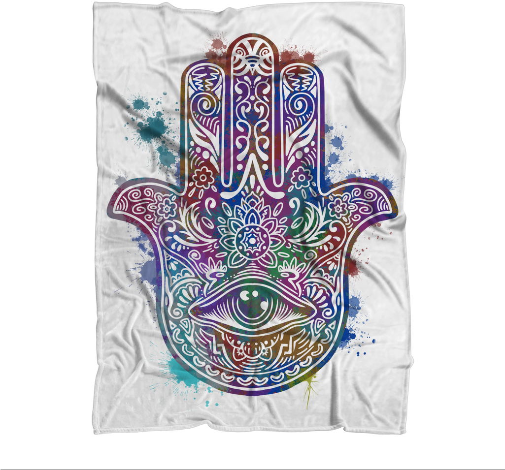Adult Blanket Hamsa Hand Homeware Michael's Uk Jewellery (1024x1024), Png Download