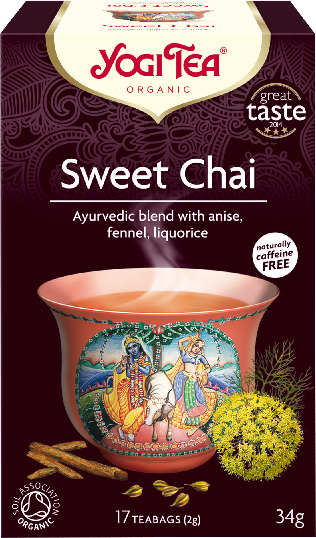Like - Turmeric Chai - Yogi Tea Sweet Chai (1400x2100), Png Download