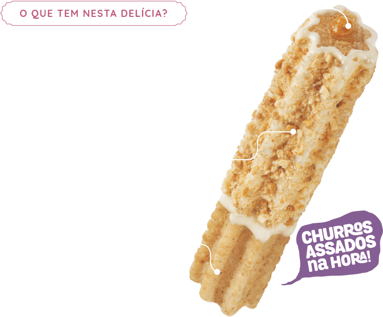 Churros Paçoca - Bread (752x739), Png Download