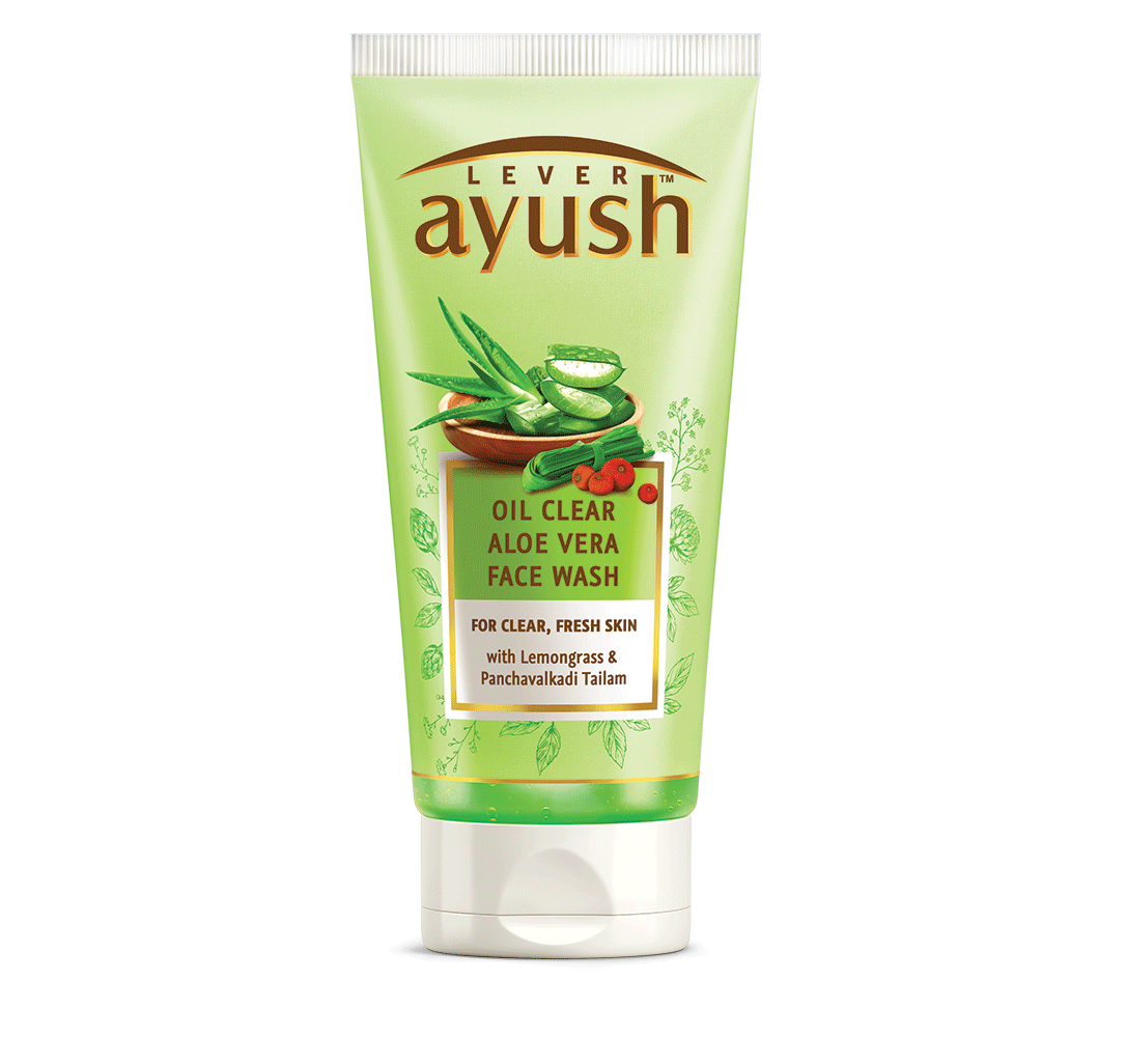 Lever Ayush Aloe Vera Face Wash (1100x1100), Png Download