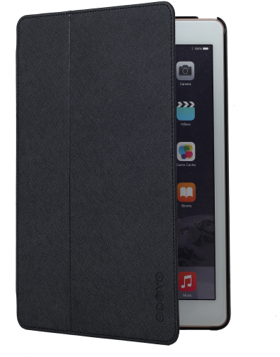 Odoyo Air Coat For Ipad Air 2 Black - Leather (600x600), Png Download