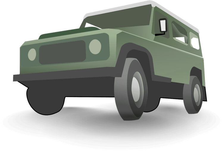 Land Rover - Gambar Mobil Jeep Animasi Png (800x513), Png Download