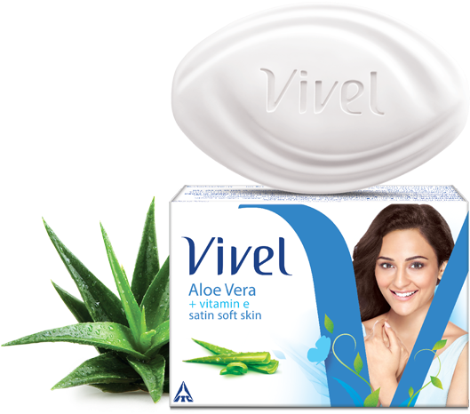Its Invigorating Fragrance Keeps Your Skin Rejuvenated - Vivel Aloe Vera Soap (672x600), Png Download