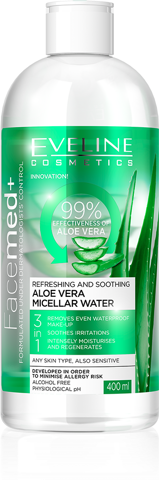 Refreshing And Soothing Aloe Micellar Water - 5901761958836 (1000x1000), Png Download