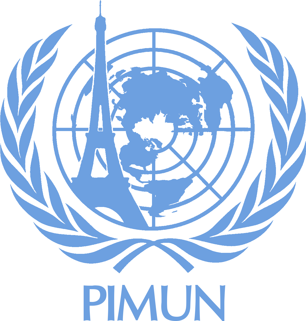 Paris International Model United Nations - United Nations Logo 2016 (1253x1284), Png Download