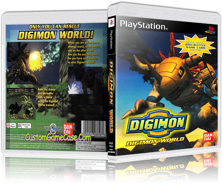Sony Playstation 1 Psx Ps1 - Digimon World Ps1 Cd Cover (800x631), Png Download