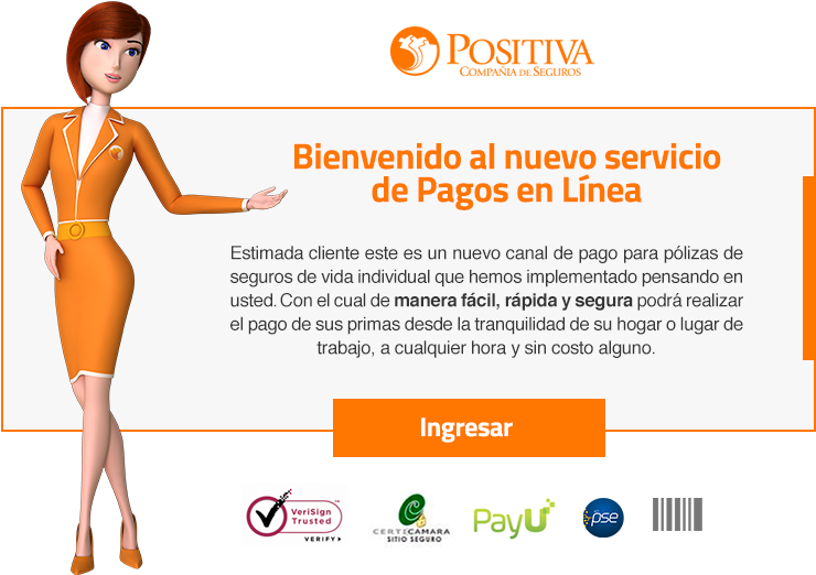 Pagos En Linea - Positiva (740x528), Png Download