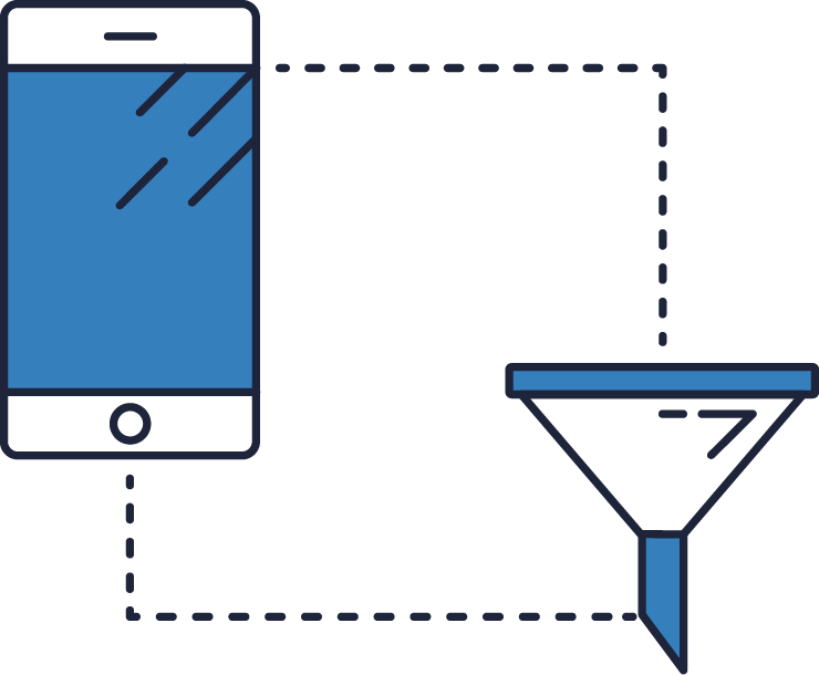 Mobile Marketing - Diagram (740x610), Png Download