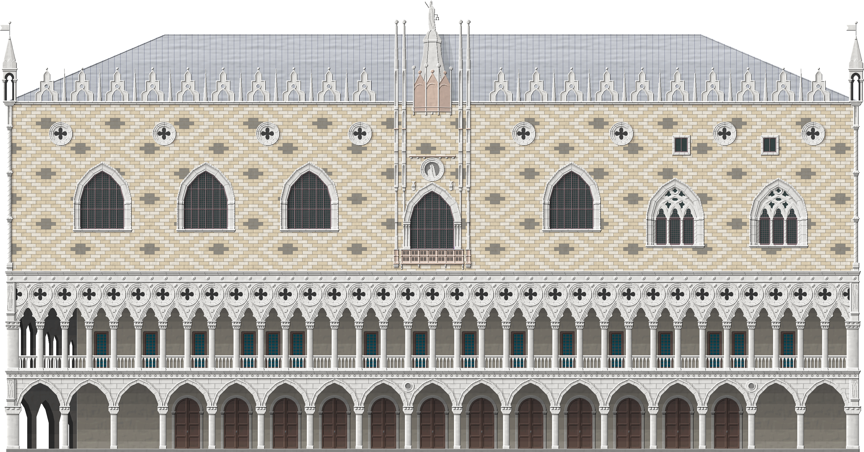 Piazza San Marco (2889x1511), Png Download